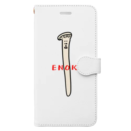 エノキくん Book-Style Smartphone Case