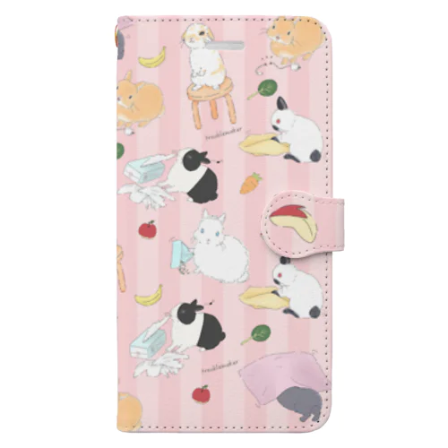 いたずらうさぎさん Book-Style Smartphone Case