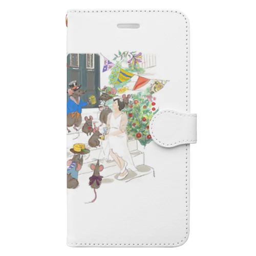 まい専用 Book-Style Smartphone Case