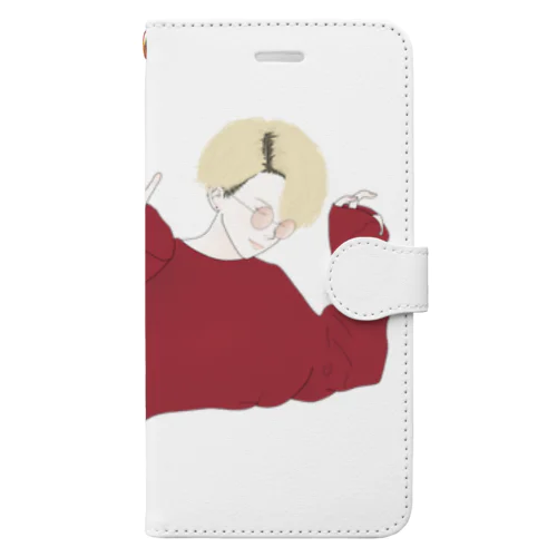 ボルドー Book-Style Smartphone Case