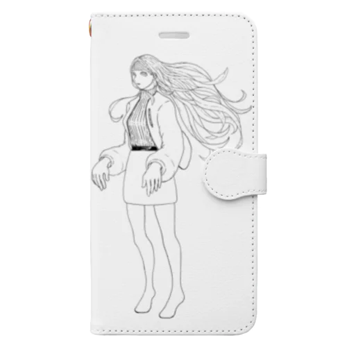 女の子A Book-Style Smartphone Case