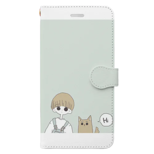 マッシュくんとこいぬ Book-Style Smartphone Case