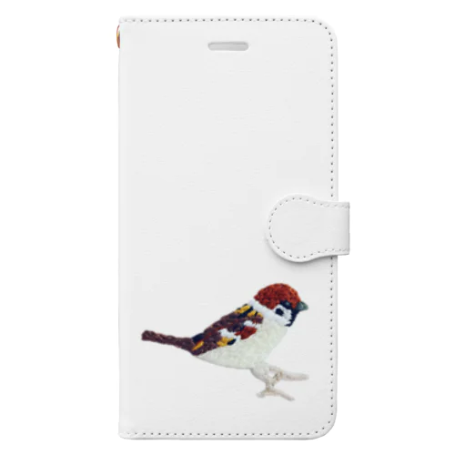 ちゅんちゅん(すずめ) Book-Style Smartphone Case