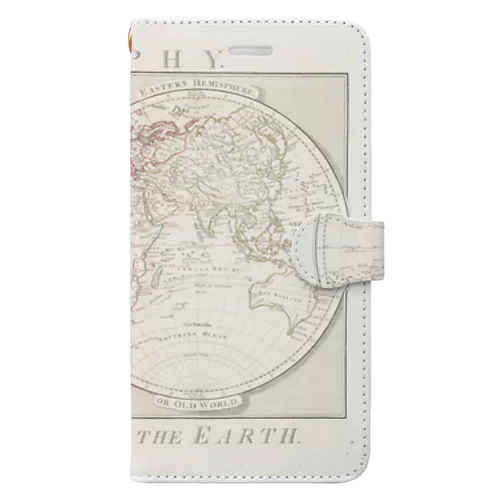 世界地図 Book-Style Smartphone Case