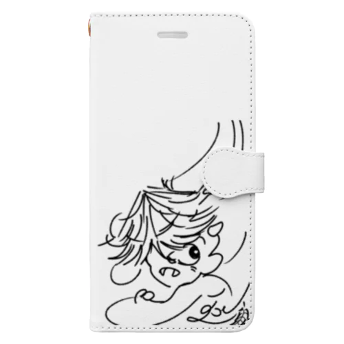 風と小鬼 Book-Style Smartphone Case