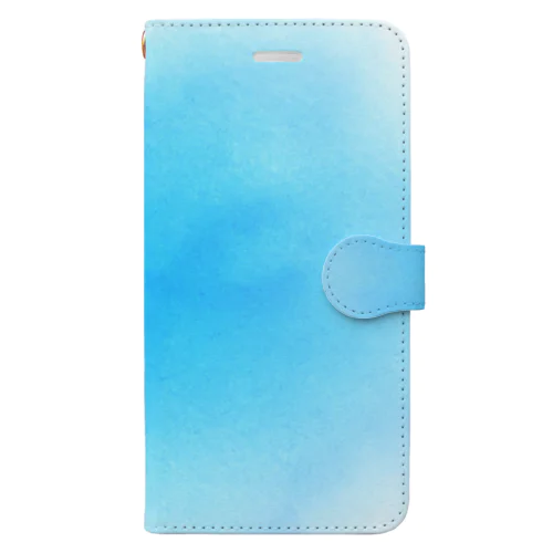 Ocean Blue　水彩 Book-Style Smartphone Case