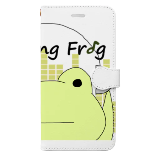 Listening Frog 手帳型スマホケース