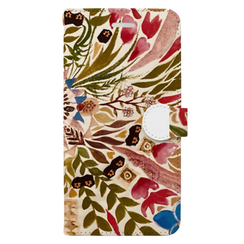 花曼陀羅 Book-Style Smartphone Case