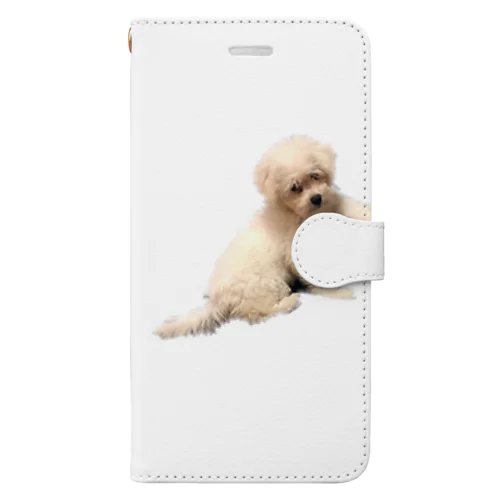 犬 手帳型スマホケース