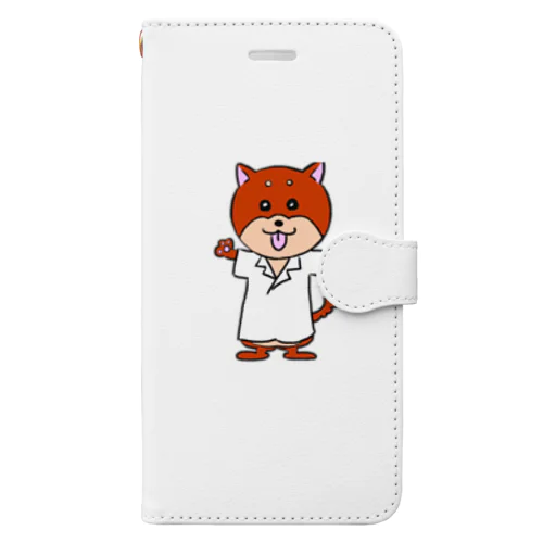 心理学が好きな犬 Book-Style Smartphone Case