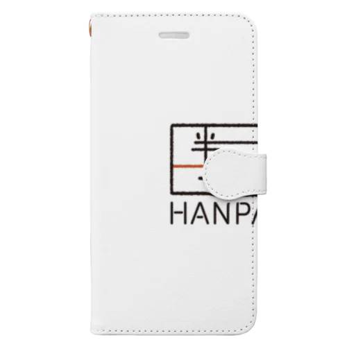 HANPA 半端　オフィシャルロゴアイテム 手帳型スマホケース