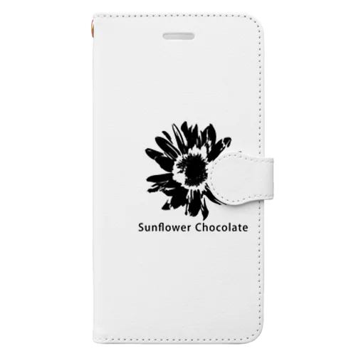 サンフラワーチョコレート Book-Style Smartphone Case