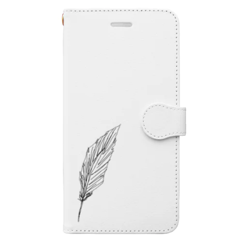 とりのはね Book-Style Smartphone Case