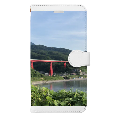 新潟の風景  米山大橋編 手帳型スマホケース