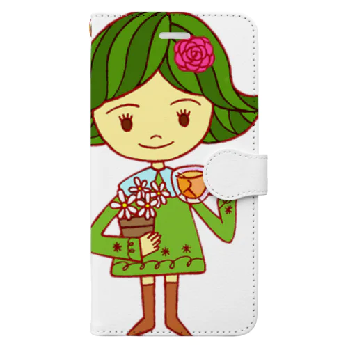 ハーブちゃん Book-Style Smartphone Case