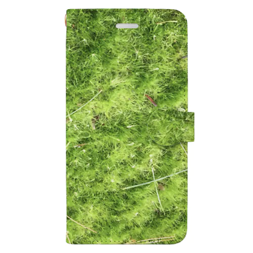 癒し苔🌿 Book-Style Smartphone Case