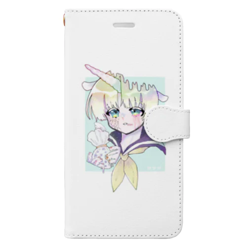 ゆにこーんちゃん Book-Style Smartphone Case