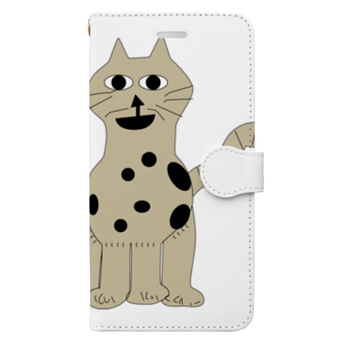 変なぬっこ Book-Style Smartphone Case