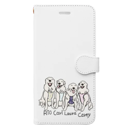 ローラ&キャリー&リオ&カール〜happy〜 Book-Style Smartphone Case