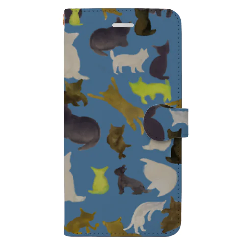 猫迷彩blue Book-Style Smartphone Case