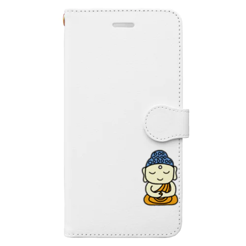 座禅ぼとけ Book-Style Smartphone Case