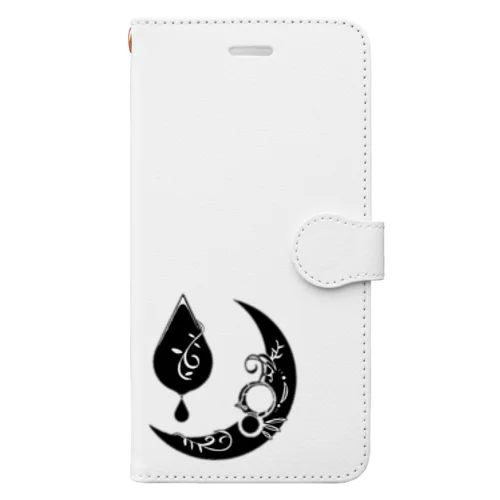 雨と月 Book-Style Smartphone Case