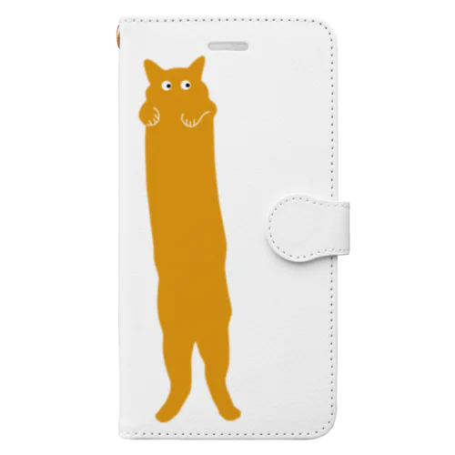 おまわり猫 のび〜るパポ君 / PAPO Book-Style Smartphone Case