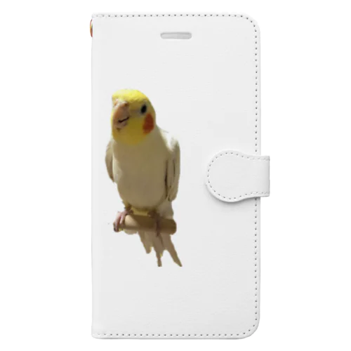 オカメインコのシトラス 手帳型スマホケース