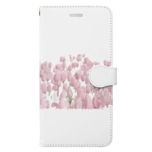 Tulip field pink Book-Style Smartphone Case