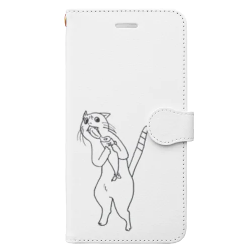 我が魚を食らうニャトゥルヌス Book-Style Smartphone Case