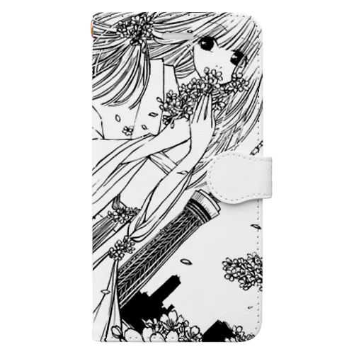 桜田さんと東京タワー Book-Style Smartphone Case