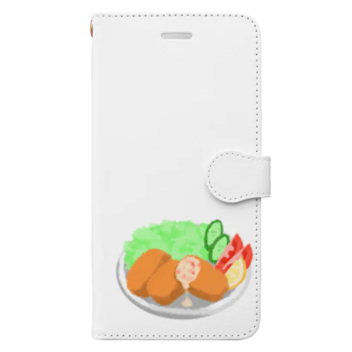 カニクリームコロッケ Book-Style Smartphone Case