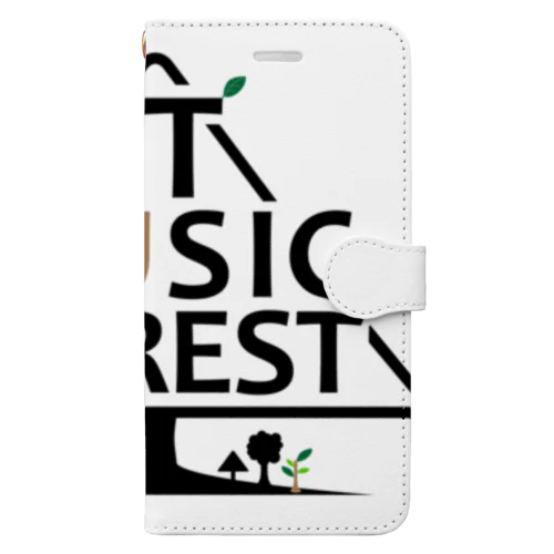 IT MUSIC FOREST チャリティーグッズ Book-Style Smartphone Case