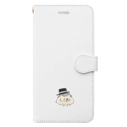 オリジナル　ハリネズミのソフィー、ハットをかぶる。 Book-Style Smartphone Case