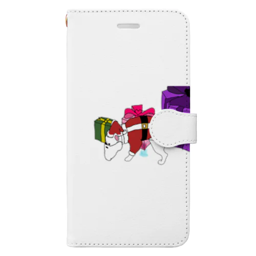 ぷにもちクリスマス Book-Style Smartphone Case