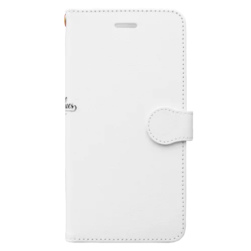 青いドレス Book-Style Smartphone Case