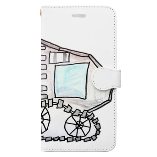 月面探査機 Book-Style Smartphone Case