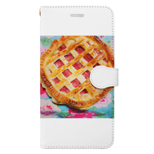 Sweet apple pie  手帳型スマホケース
