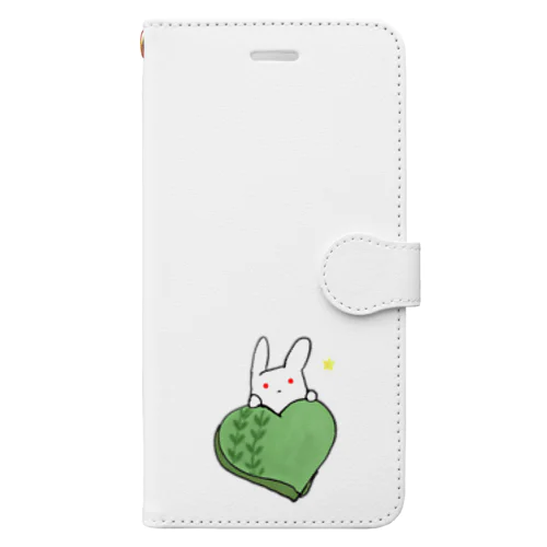 うさぎと抹茶チョコレート Book-Style Smartphone Case