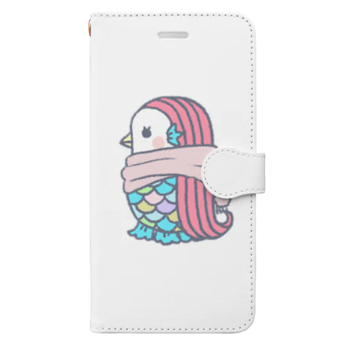 アマビエさん（冬バージョン） Book-Style Smartphone Case