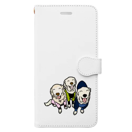 うちの子1番☆〜サリーちゃん&すみれちゃん&六花ちゃん〜 Book-Style Smartphone Case