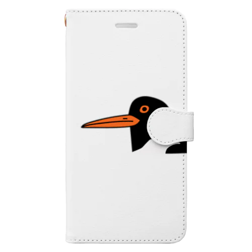 ミヤコドリ （Oystercatcher） 手帳型スマホケース