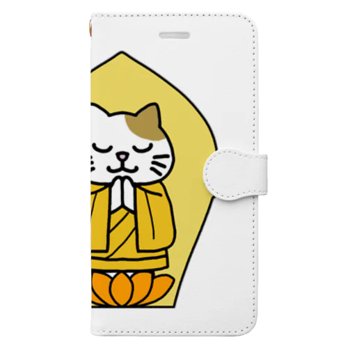 猫ほとけさま Book-Style Smartphone Case