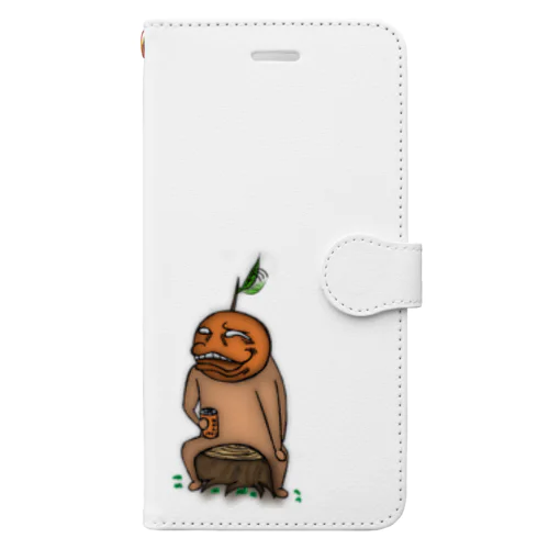 飲まなきゃやってられない　とくもりくん Book-Style Smartphone Case