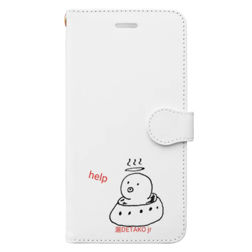 湯(茹)でたこjr Book-Style Smartphone Case