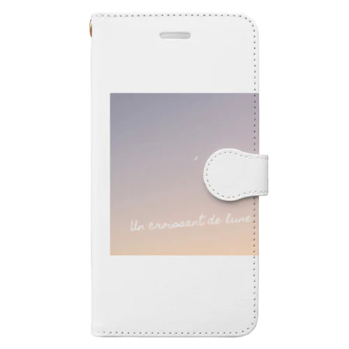 三日月 Book-Style Smartphone Case