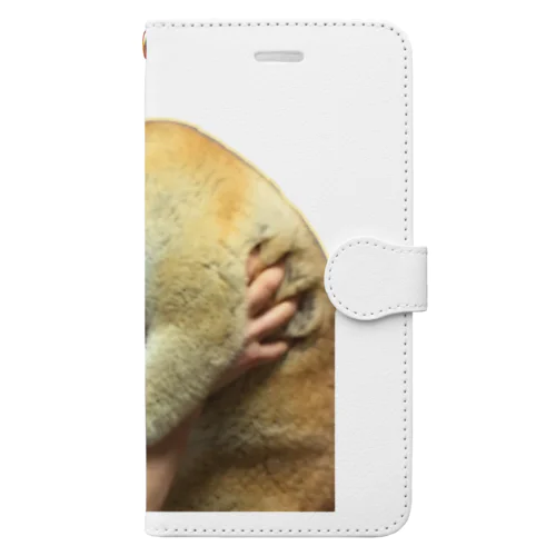 微妙な表情のもふもふ柴犬しばいぬ Book-Style Smartphone Case