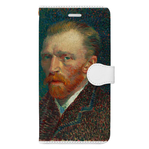 ゴッホ（Vincent van Gogh） / 自画像 （Selbstbildnis）1887 手帳型スマホケース