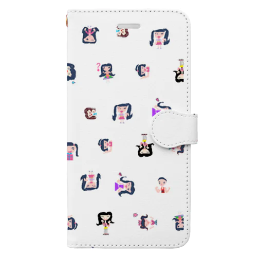 ドット絵の女の子たち Book-Style Smartphone Case