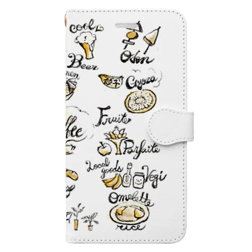 グルメ😋グルメ😋 Book-Style Smartphone Case